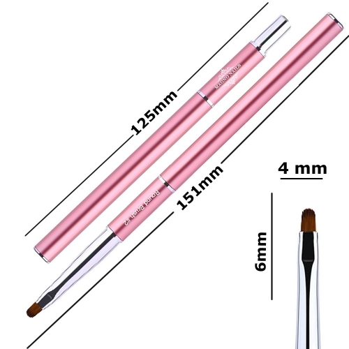 Designer Modellage Pinsel  - Round Brush #2  Nageldesign Nägel Nail